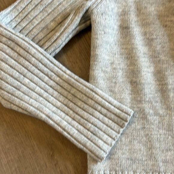 EUC 7 DIAMONDS GRAY KNIT COLLARED CARDIGAN INSANE QUALITY MENS SIZE SMALL - Picture 7 of 9